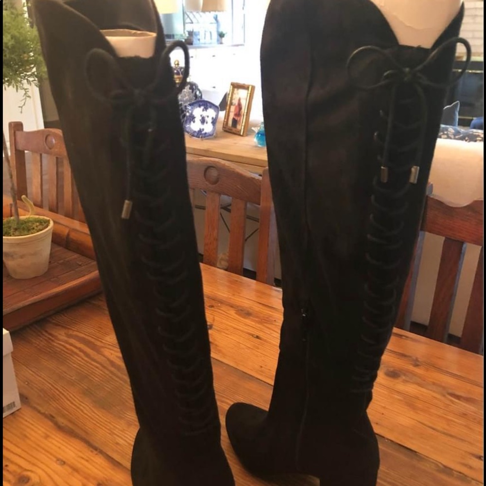 Black Suede Boot
